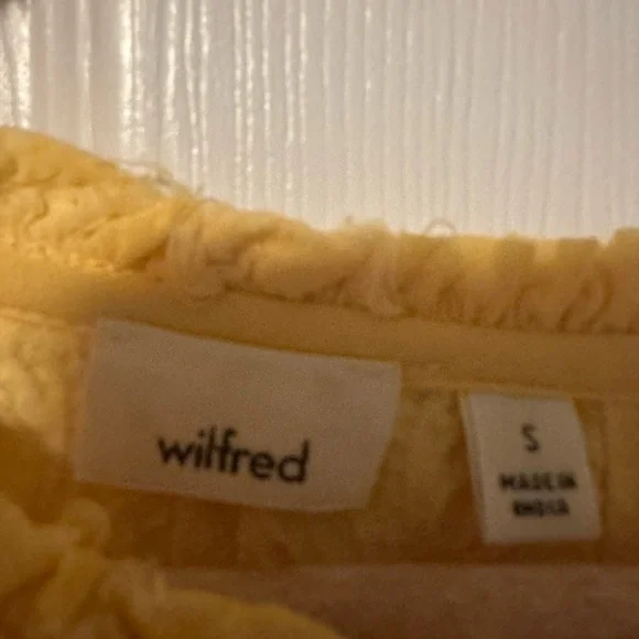 Wilfred Soft Yellow Ruffled Top - Picture 4 of 5